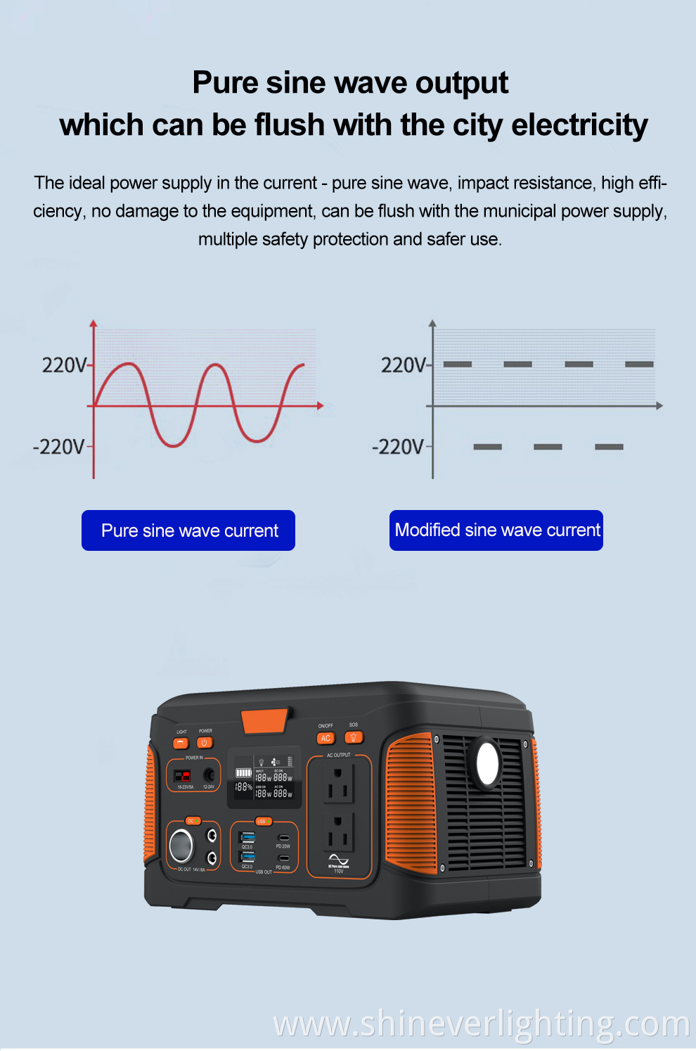 supply portable power